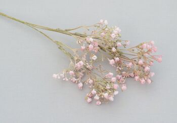 Branche de gypsophile, L=64 cm, rose