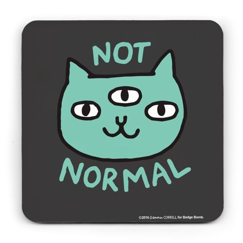 Gemma Correll - Not Normal Cat Coaster