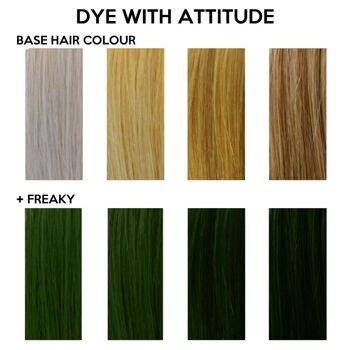 FREAKY OLIVE GREEN - Teinture pour cheveux Attitude - 135ml 4