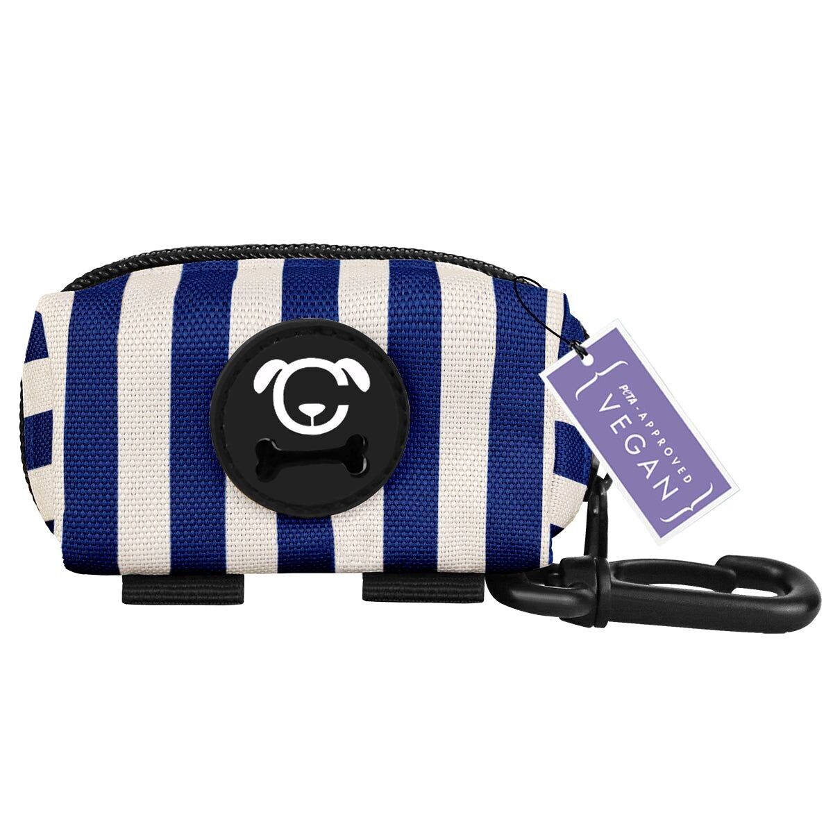 Distributeur de sacs à crottes - bleu foncé