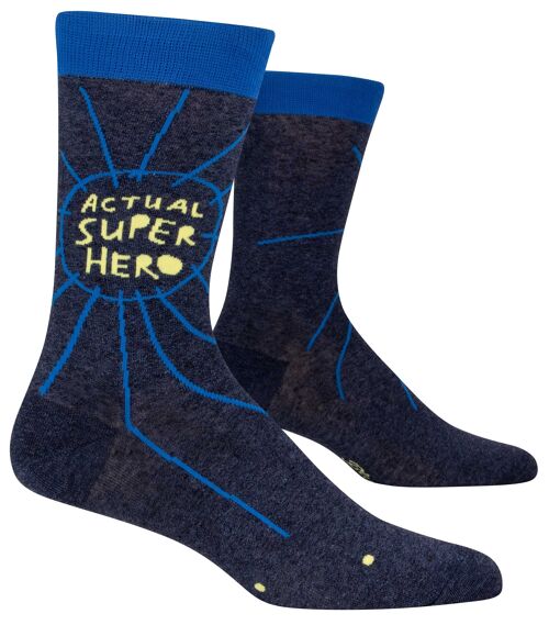 Actual Superhero Men's Socks - new!