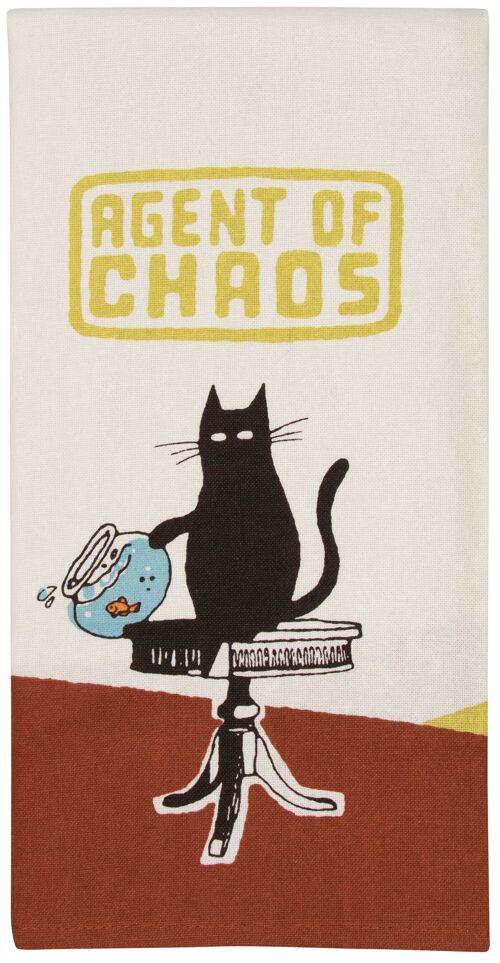 Agent Of Chaos Dish Towel