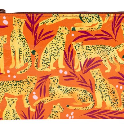 Pochette zippée guépard - nouveau !