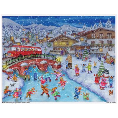 Advent calendar "Play and fun in the snow"