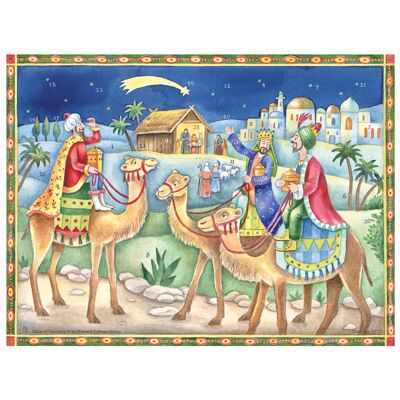 Advent calendar "Three Wise Men bring gifts"