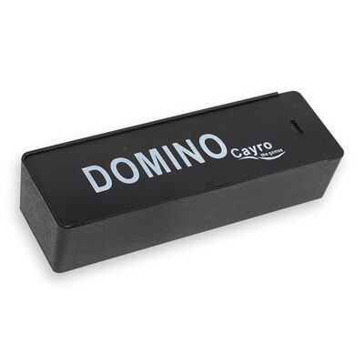 Domino - + 6 Anni - Con Scatola in Plastica Nera - Gioco da Tavolo