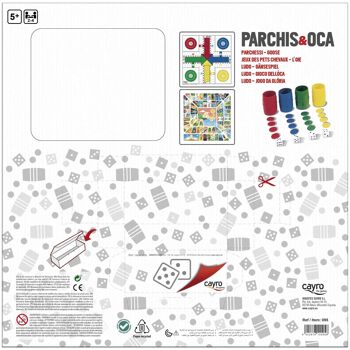 Parcheesi and Goose Board 2 en 1 - Jeu de société familial 2