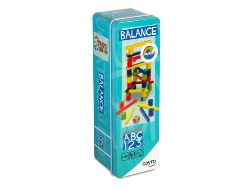 Balance Metal Box - Juego de Equilibrio - Coloca Las Piezas 