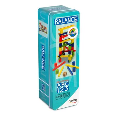 Balance-Metallbox – Balance-Spiel – Platzieren Sie die Teile