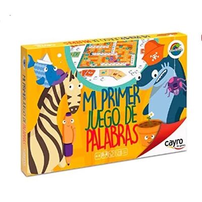 Mi Primer Juego de Palabras - + 4 Años - Tablero y Fichas