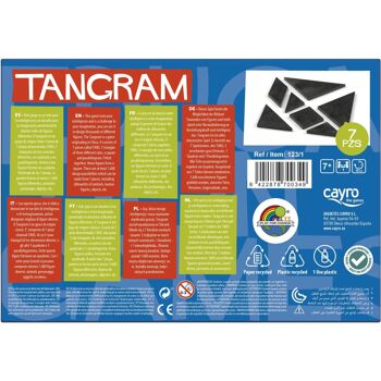 Tangram - + 7 Ans - 7 Tans et 1 Livre Illustré avec Chiffres 2