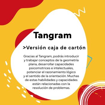 Tangram - + 7 Ans - 7 Tans et 1 Livre Illustré avec Chiffres 11