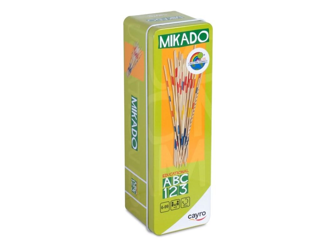 Mikado Metal Box - Take Wooden Chopsticks without Moving the Rest