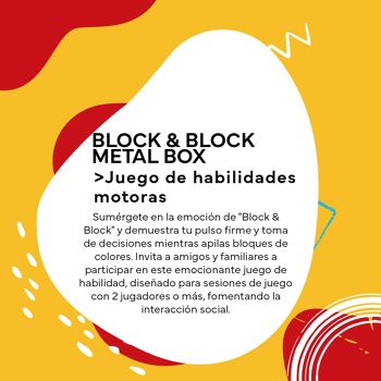 Block & Block Metal Box - Jeu de Structure de Blocs 3