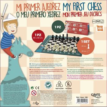 Mes premiers échecs pour enfants - + 6 ans - Planche pliante 2