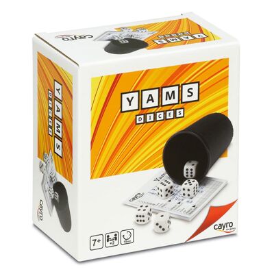 Yam's Dice -5 Dés + Bécher - Obtenez un score élevé