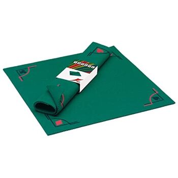 Tapis en feutre50x50 cmAccessoire poker, cartes ou dés 1