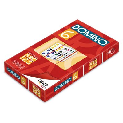 Domino - + 6 Anni - Modello Multicolor con Tessere Colorate