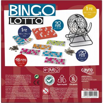 Bingo - + 6 Ans - Tambour Métal + 48 Cartes 2