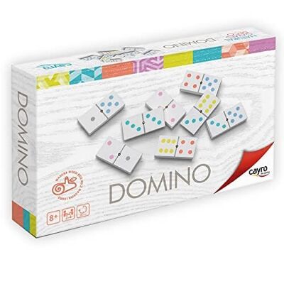 Domino - + 6 anni - Classico gioco da tavolo in legno naturale
