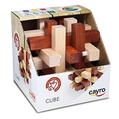 Cube+ 6 YearsWooden GearBoard GameSet the Pieces in the Shortest TimeIdeal1 Player