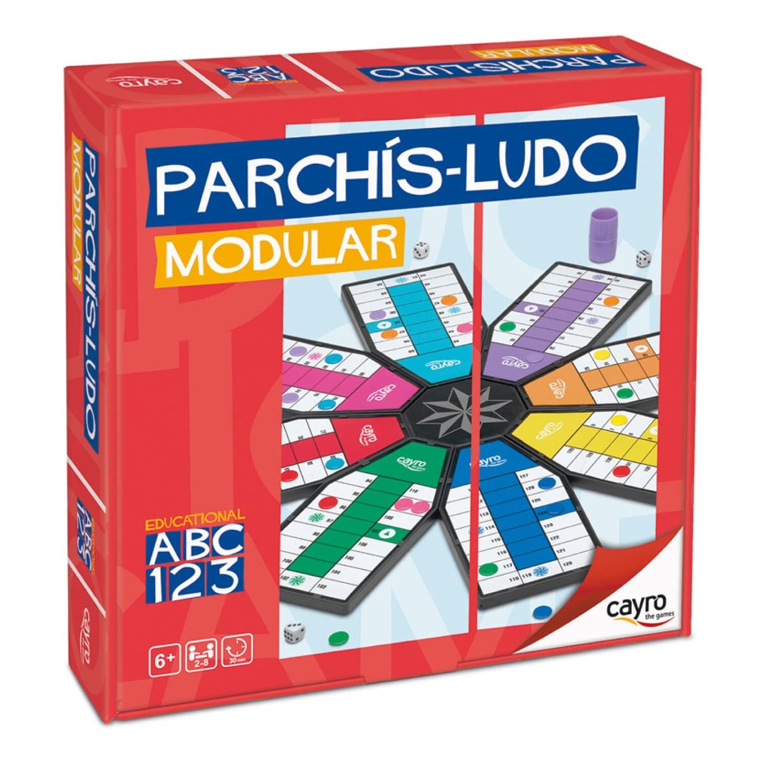 Parcheesi - + 6 Anni - Possibilità di Giocare in 2 Gruppi