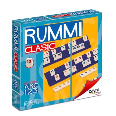 Rummi+ 8 Years - 106 Pieces, 1 Cloth Bag and 4 Supports