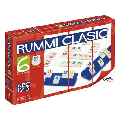 Rummi - + 8 Años - Piezas, 1 Bolsa de Tela y 6 Soportes