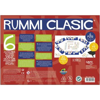 Rummi - + 8 Ans - Pièces, 1 Sac en Tissu et 6 Supports 9