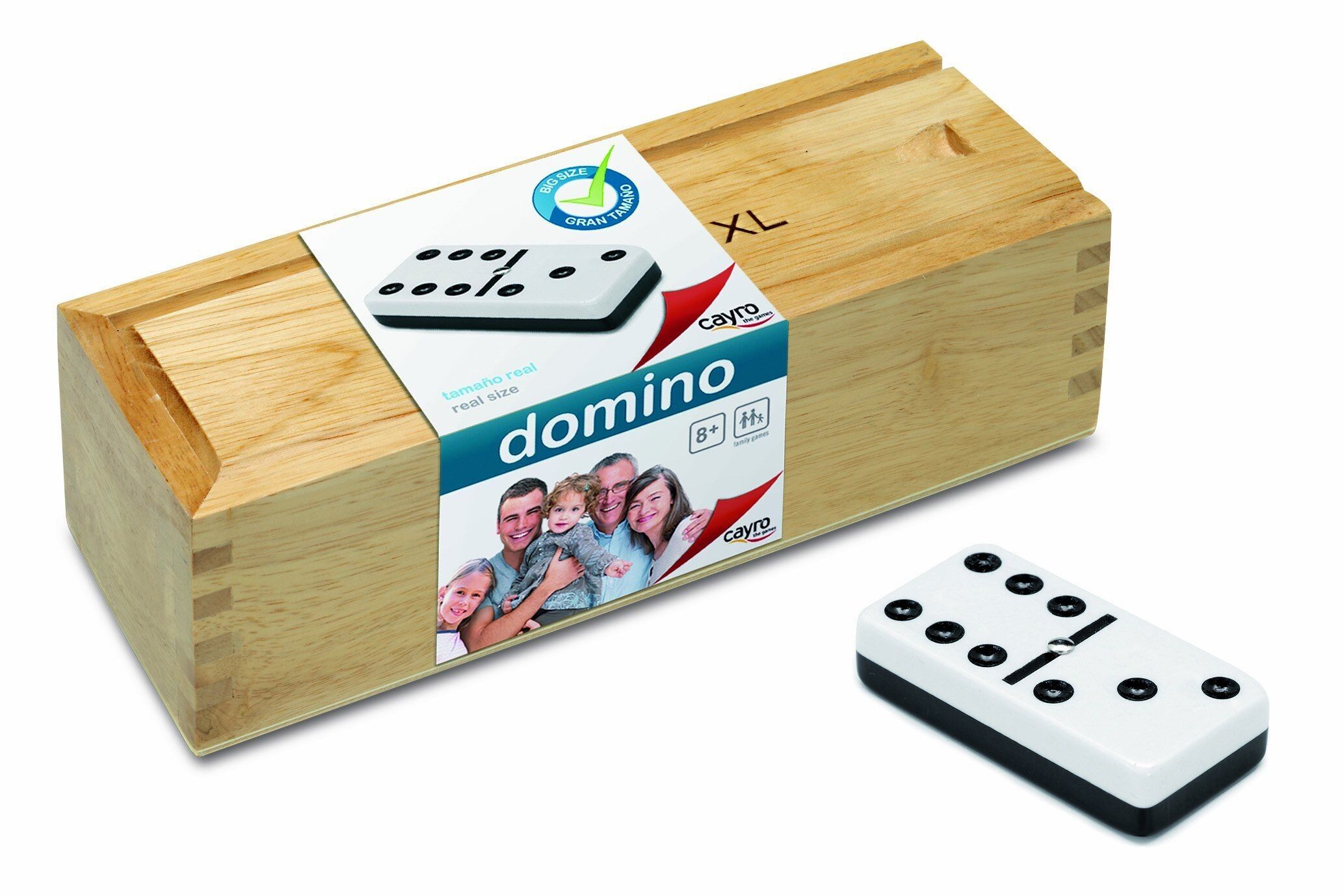 Domino XXL - + 6 anni - Gioco da tavolo di grandi dimensioni