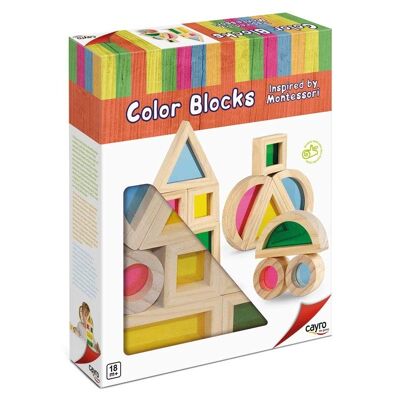 Blocchi di colore ispirati a Montessori - + 3 anni