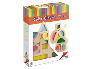 Blocs de Couleurs Inspirés de Montessori - + 3 Ans 1