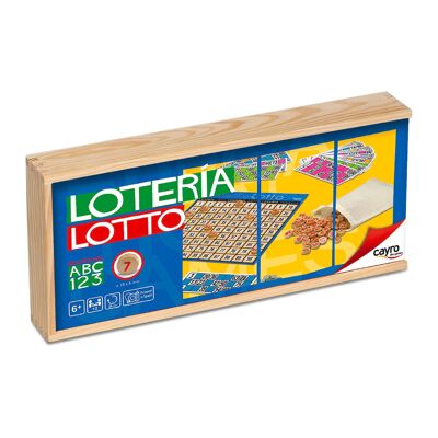Lotterie aus Holz – 48 Karten – Lernbrettspiel