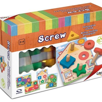 Screw - Wooden Screws and Nuts Set - 2 to 4 Years