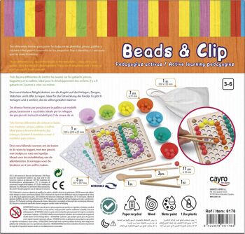 Perles & Clip - Jeu de boules Montessori - Créer des formes 2