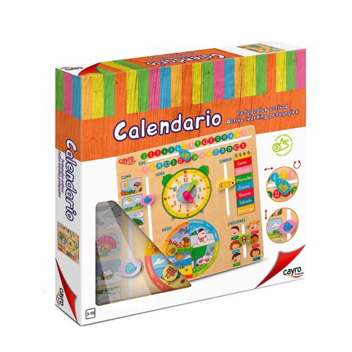 Calendario Aprendizaje -Aprende los Días, Meses y Estaciones