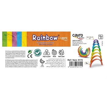 Rainbow - Jeu pour bébé - Favorise la coordination 2