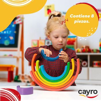 Rainbow - Jeu pour bébé - Favorise la coordination 3