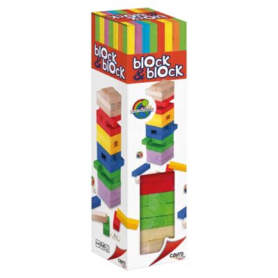 Block & Blockfarben – + 5 Jahre – Farbige stapelbare Blöcke