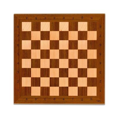 Schachbrett aus Holz – 40 x 40 cm – Figuren nicht im Lieferumfang enthalten