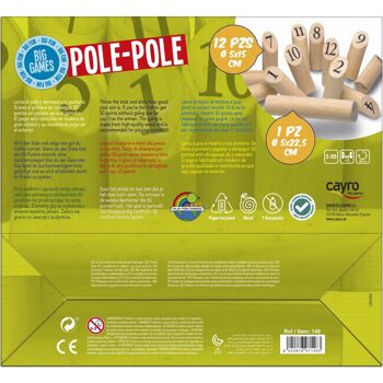 Pole Pole – Jeu de quilles en bois 9