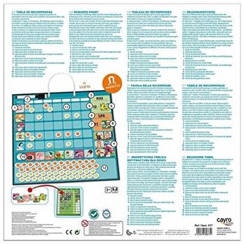 Tableau de récompenses - 3 à 12 ans - Score magnétique 2