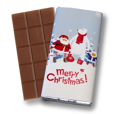 Merry Christmas - Milk Chocolate Bar