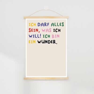 Poster – "Wonder" - 50 x 70 cm