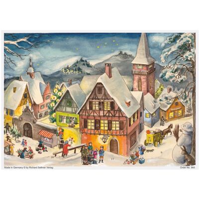 Advent calendar "Snowy Village"