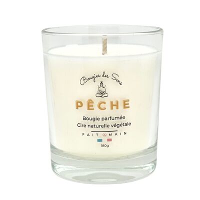 Peach scented candle 180g