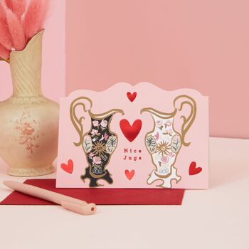 Belles cruches | Carte de Saint-Valentin | Carte d’amour drôle | Carte romantique 3