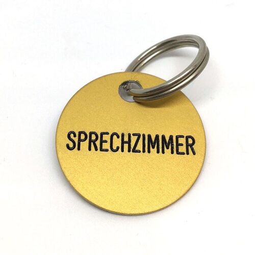 Schlüsselanhänger "Sprechzimmer"

Geschenk- und Designartikel 