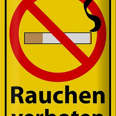 Blechschild Hinweis 20x30cm Rauchen Verboten