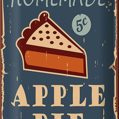 Blechschild Kuchen 20x30cm Homemade Apple Pie Apfelkuchen